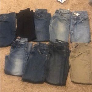 Boys size 10 jeans/khakis. No holes. Adj. waist